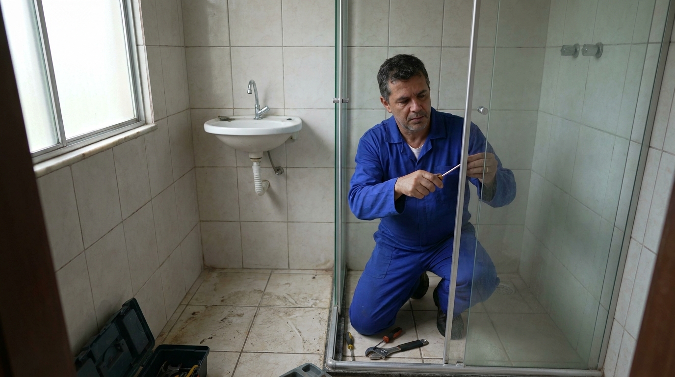 Reparo de box de vidro em Governador Valadares‑MG
